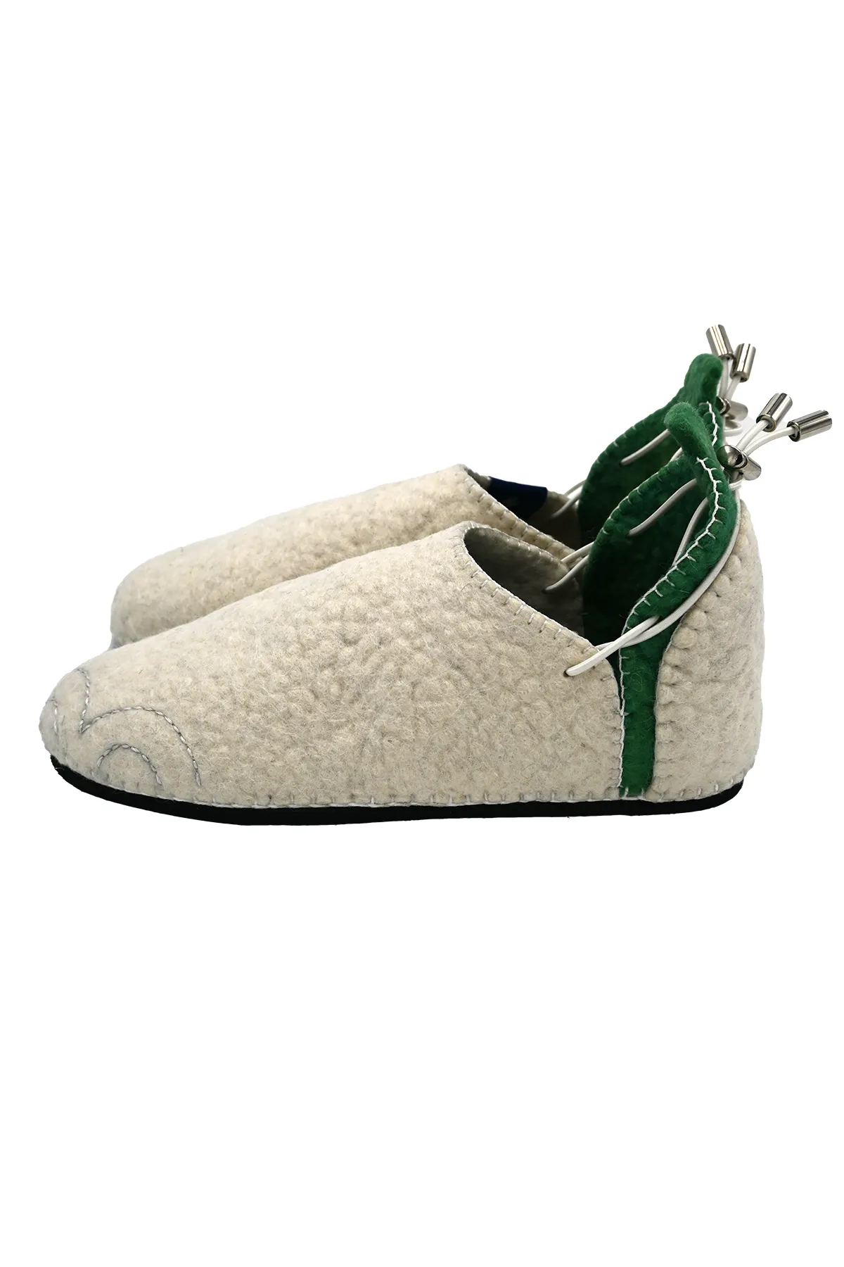 Handmade Wool Shoes White