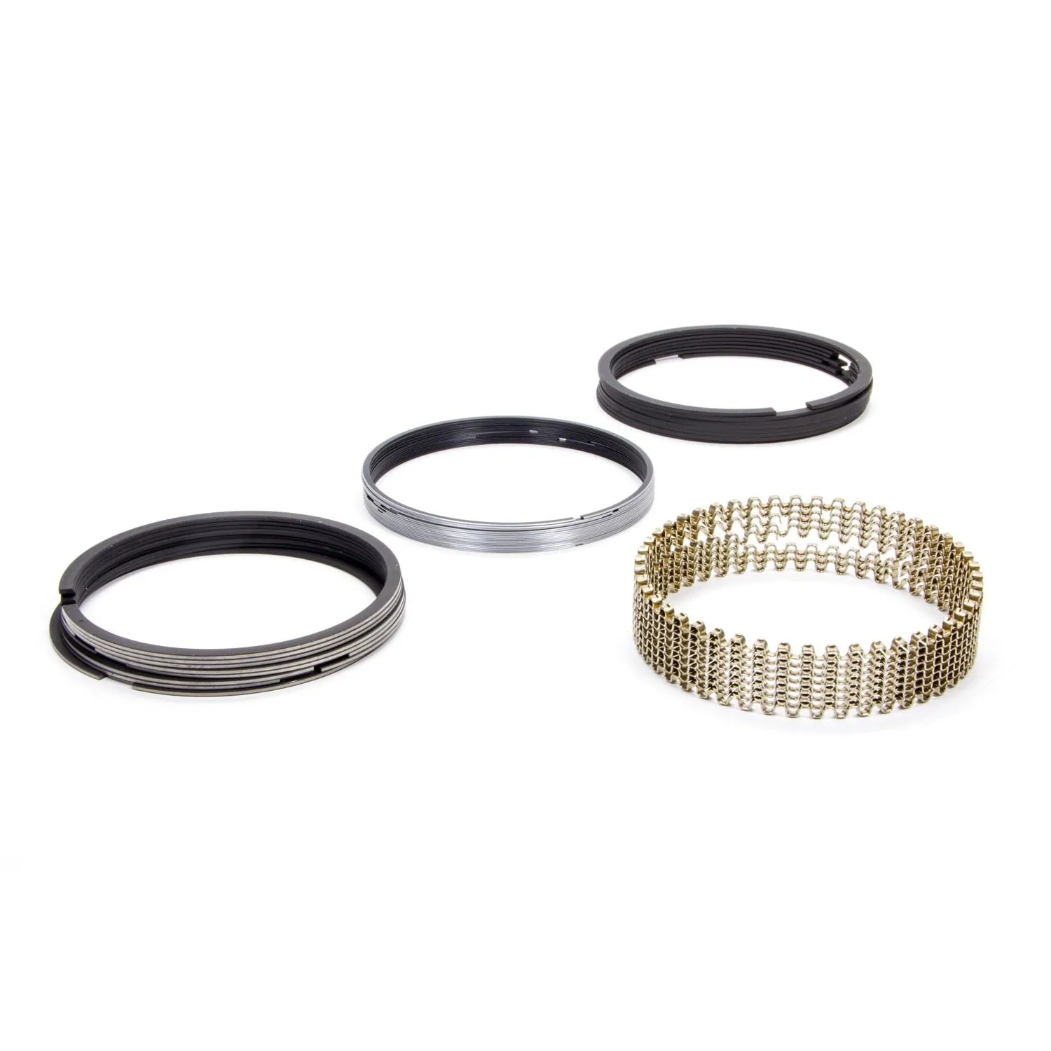 Hastings "Tough Guy" Racing File-Fit Piston Ring Set - Bore Size: 4.030" Top Ring: 1/16", Second Ring: 1/16", Oil Ring: 3/16" - Oil Ring Tension: Low