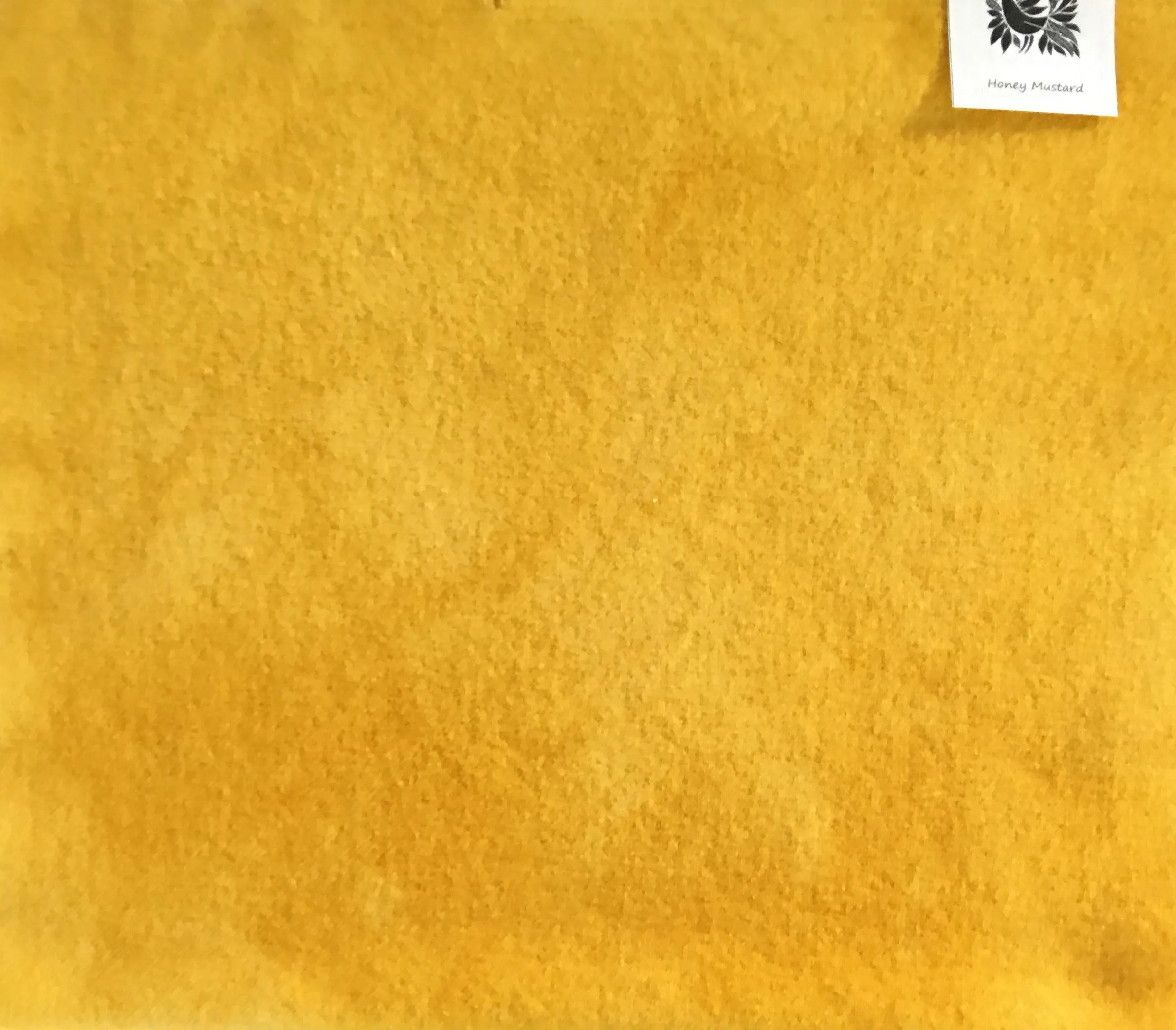 HONEY MUSTARD Hand Dyed Fat QUARTER Wool Fabric for Wool Applique and Rug Hooking