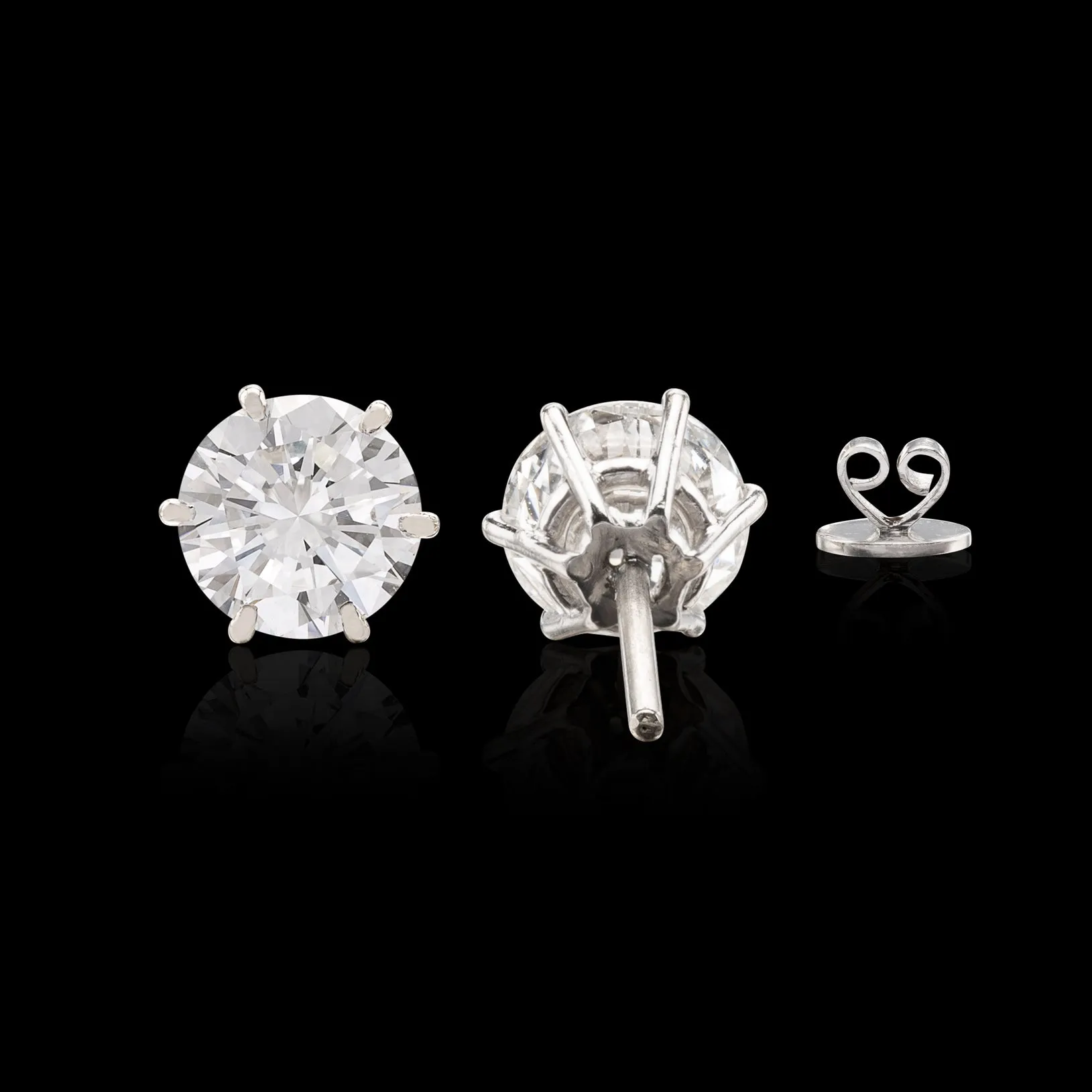 HRD 2.67-ct Diamond Solitaire Earrings