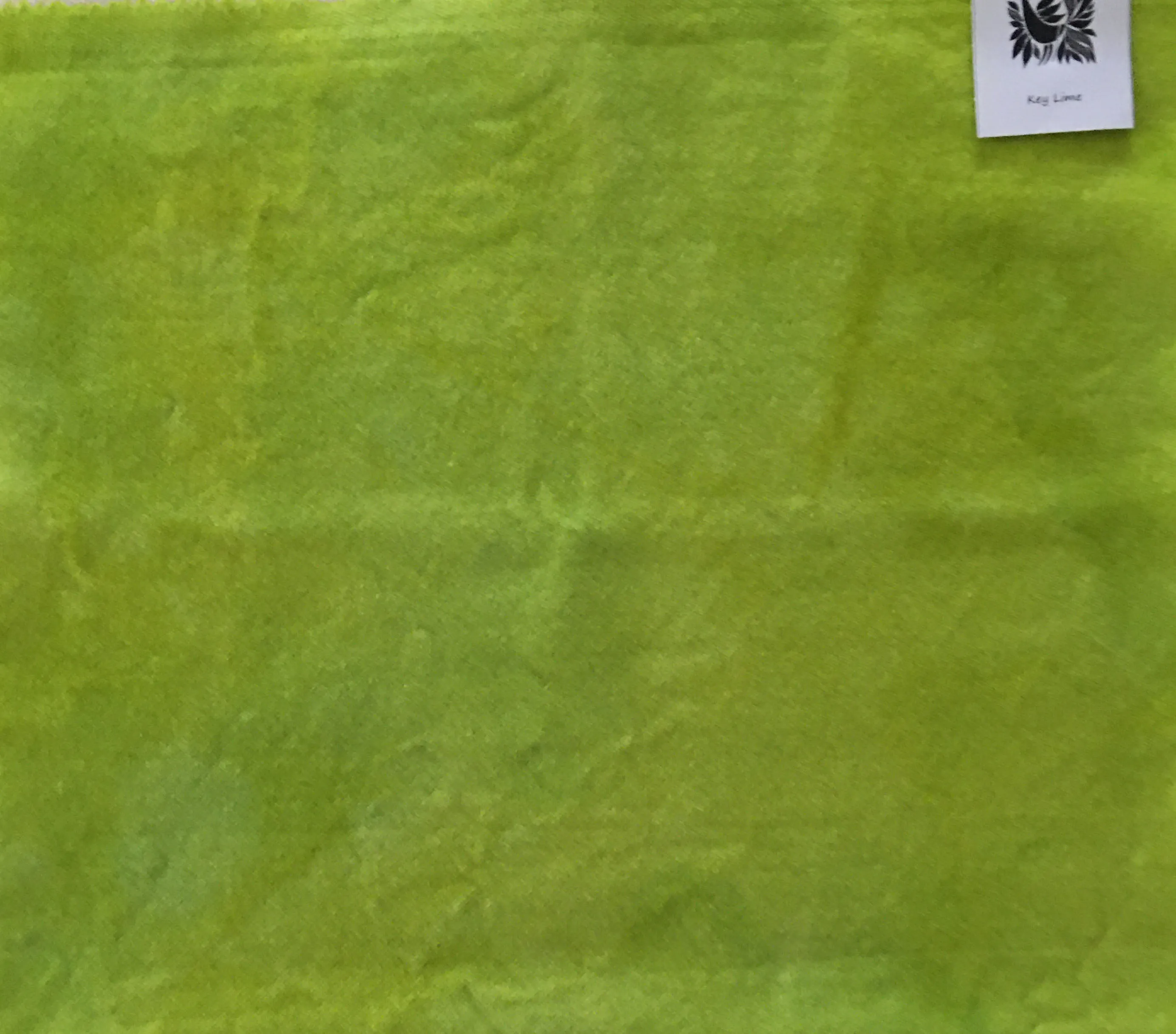 KEY LIME Hand Dyed Fat QUARTER Wool Fabric for Wool Applique and Rug Hooking