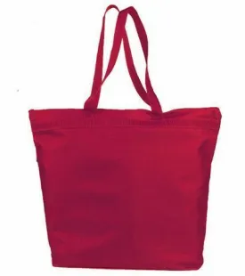 Large Polyester Zippered Tote Bags