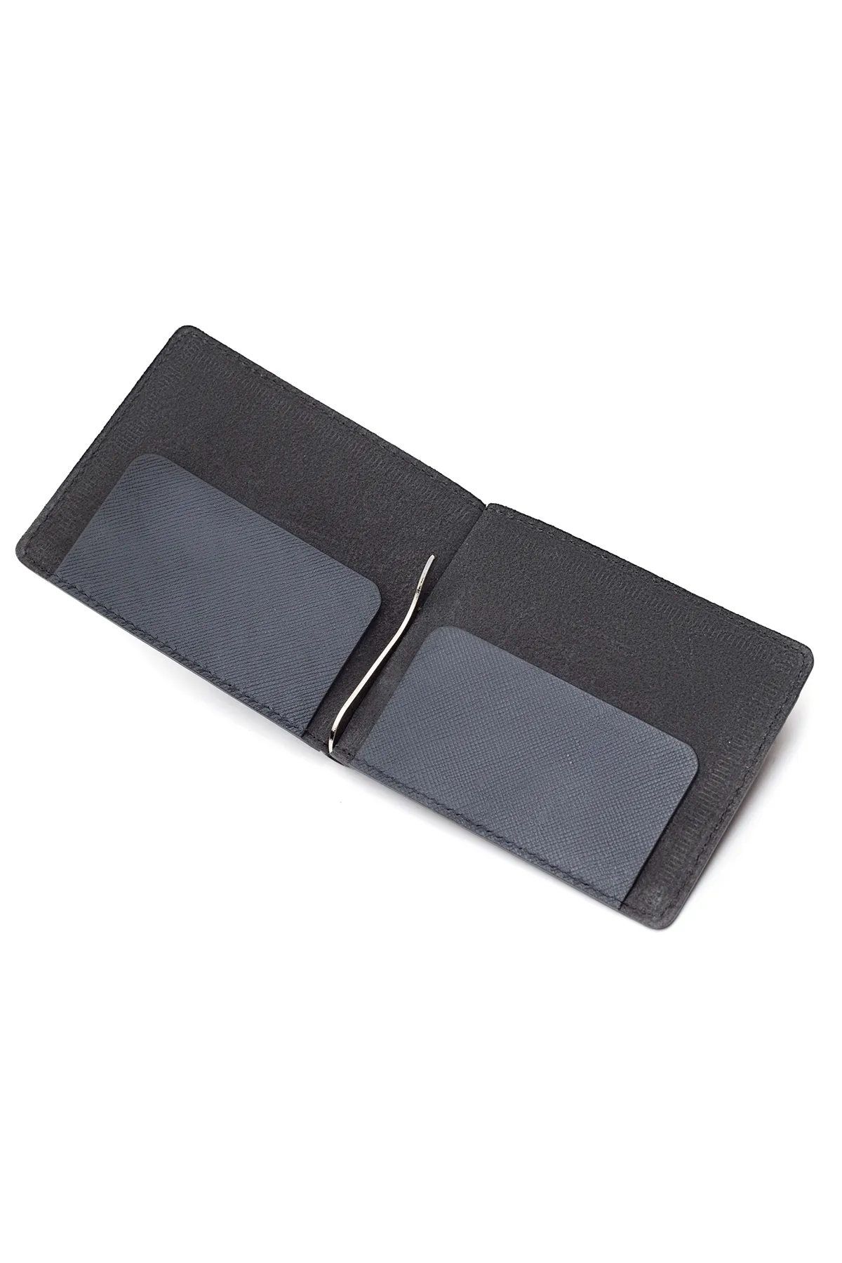 Leather Wallet With Cash Clip