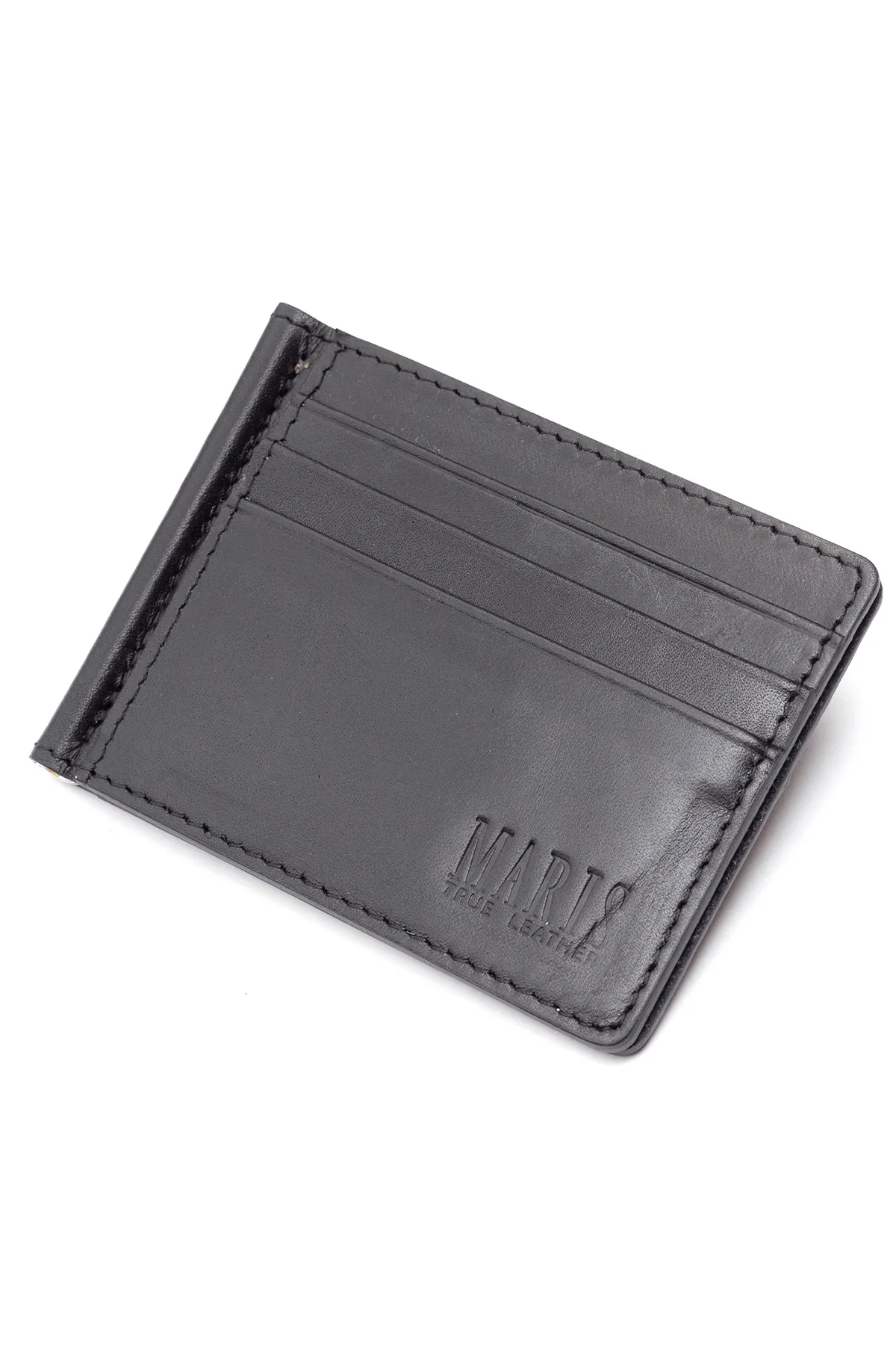 Leather Wallet With Cash Clip