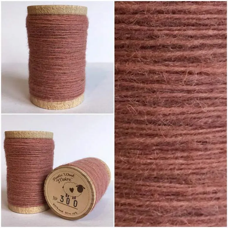 MAUVE Hand Dyed YARD Wool Fabric for Wool Applique and Rug Hooking