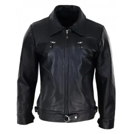 Men's Classic Leather Jacket