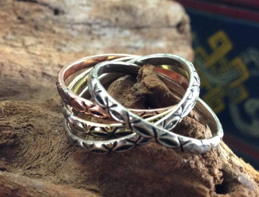 Metal Infinity Rings