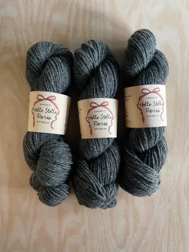 Natural Wild Wool (Undyed) - Dark Grey