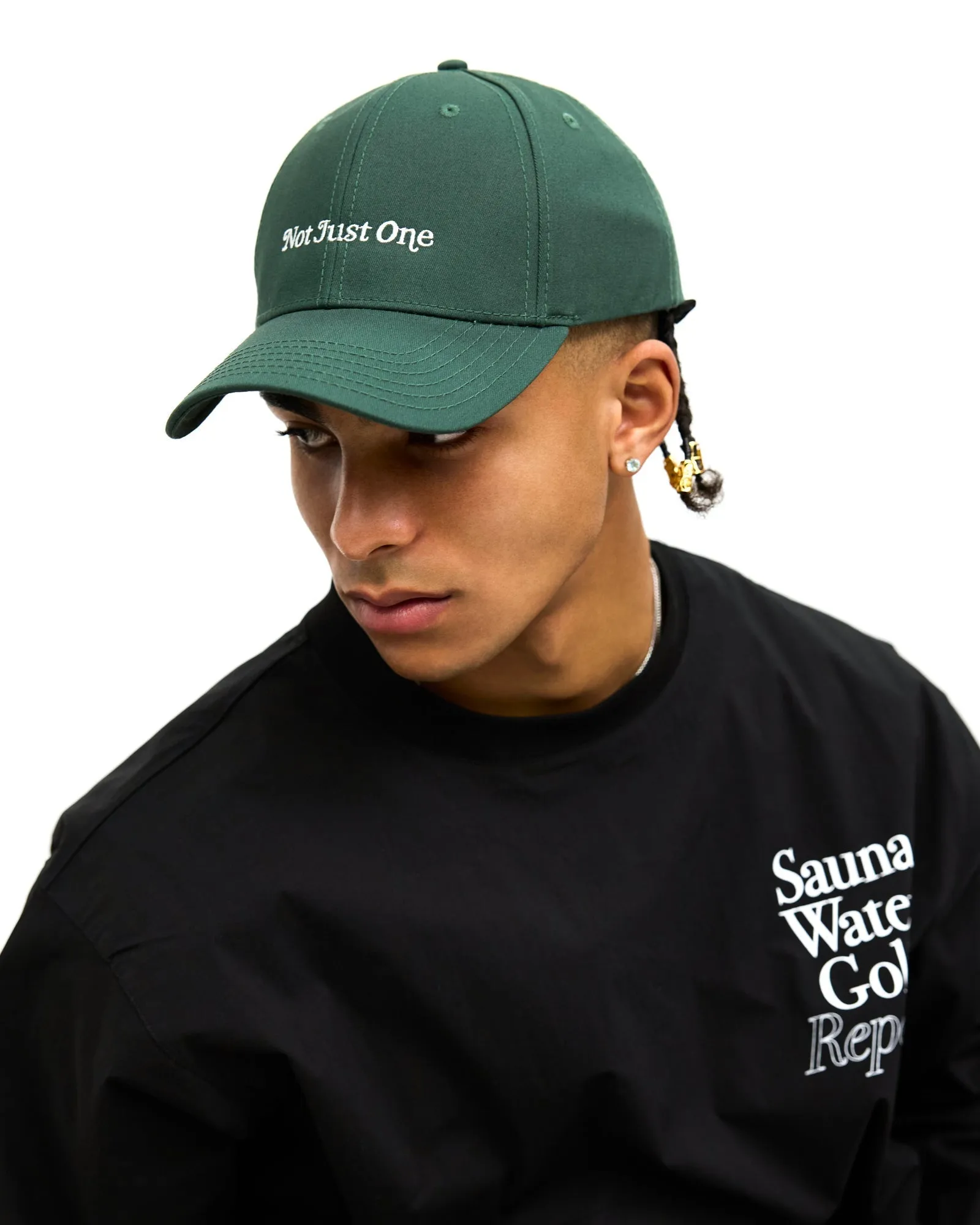 NJO Logo Cotton Twill Cap Dark Green