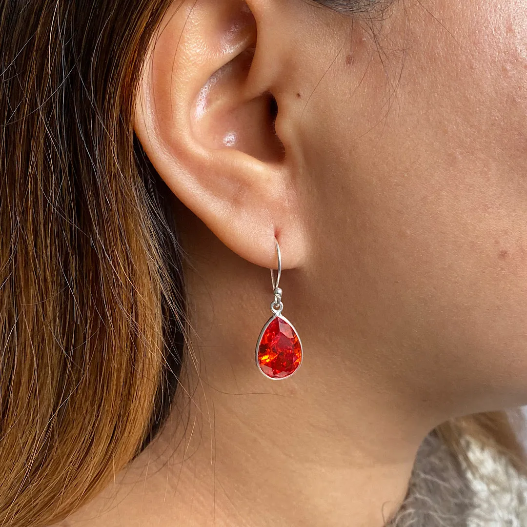 Orange Earrings