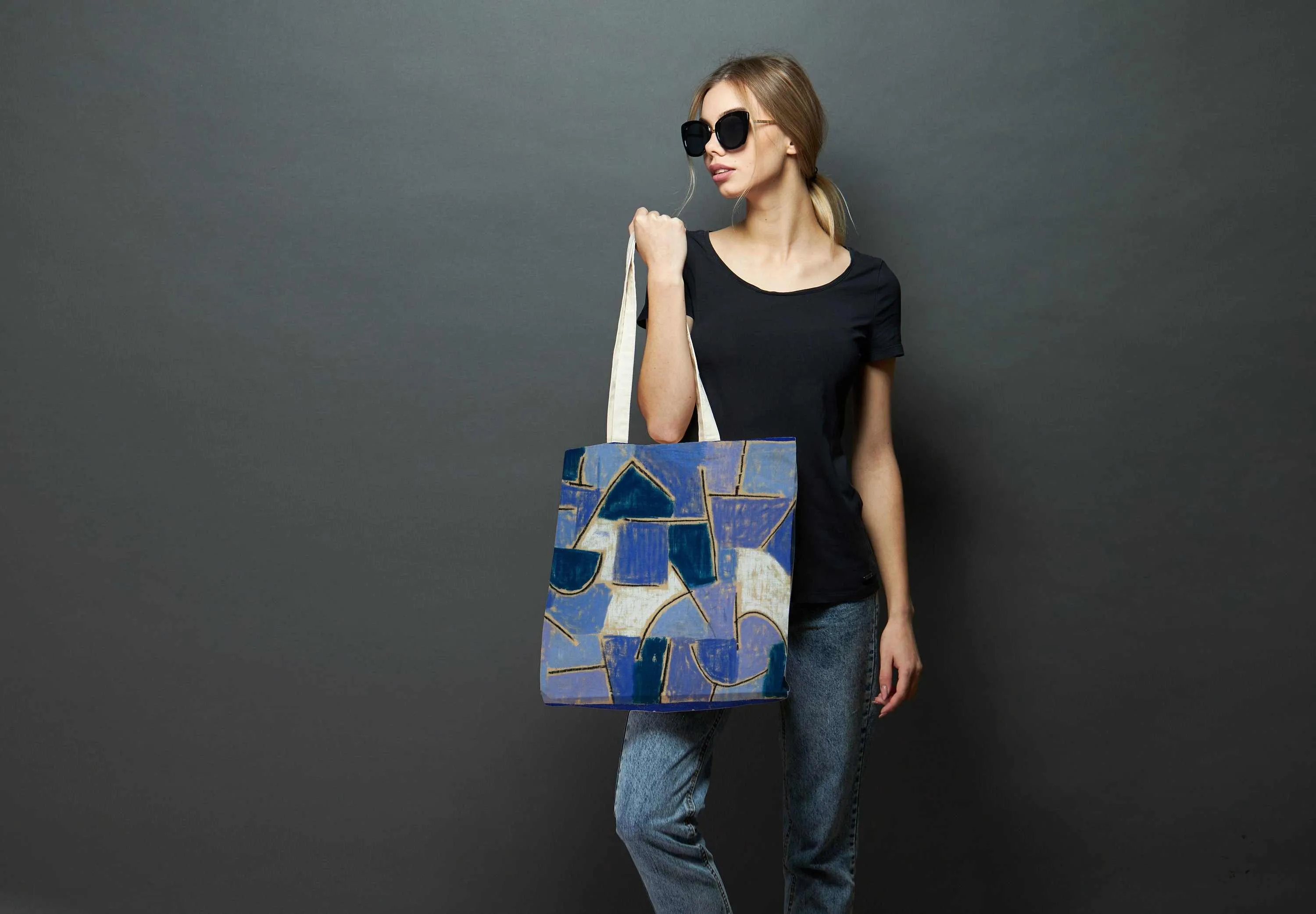 Paul Klee Blue Night Canvas Tote Bag