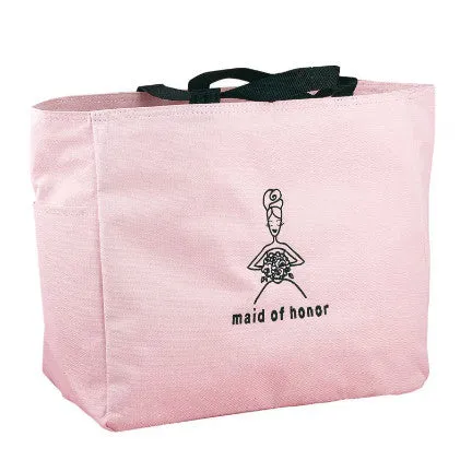 Pink Maid of Honor Tote Bag