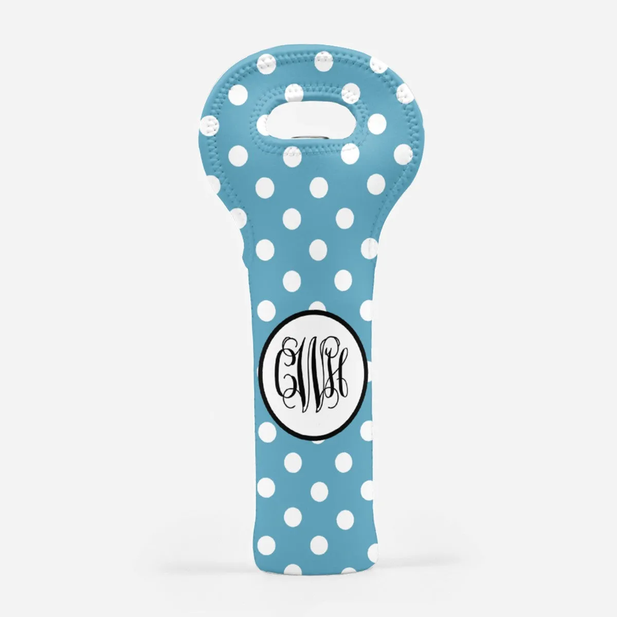 Polka Dot Wine Tote - Choose Colors