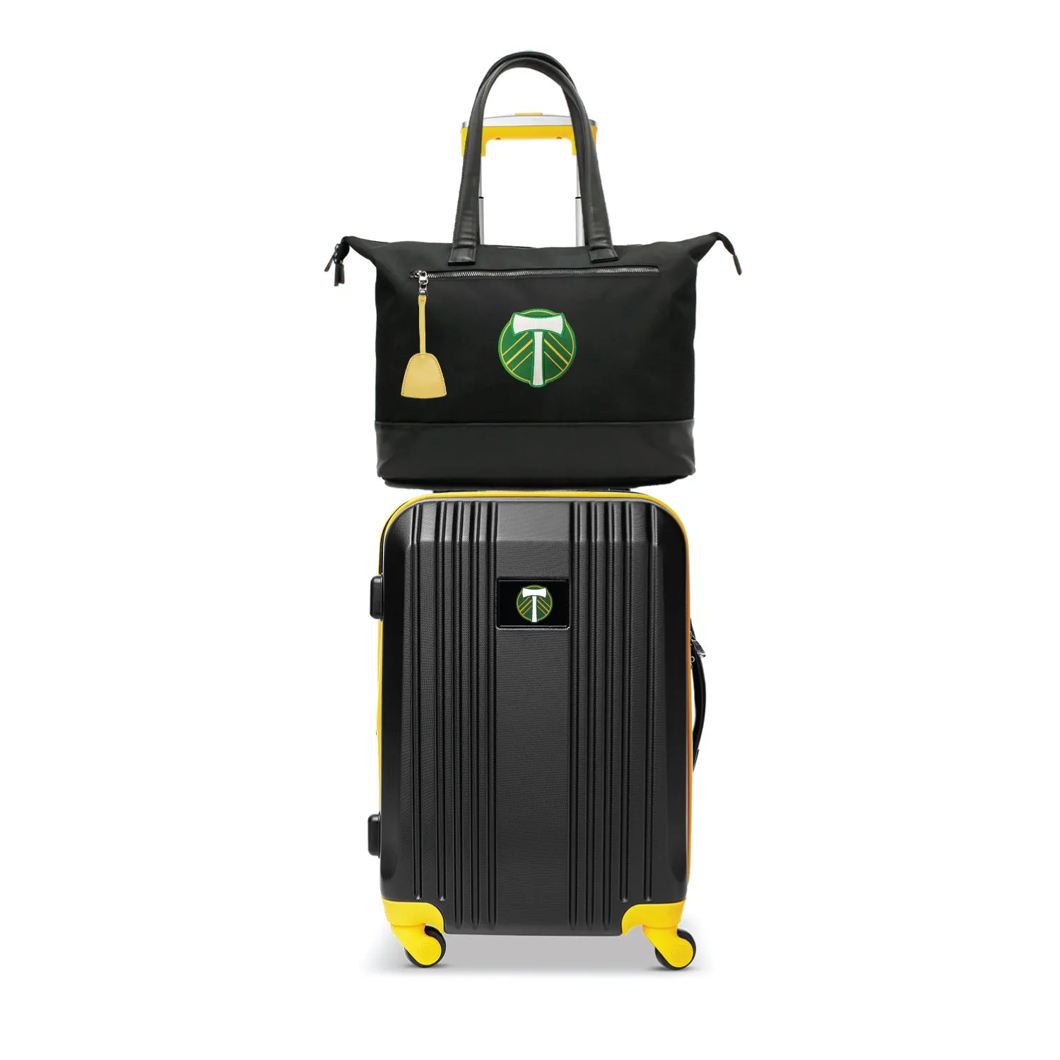 Portland Timbers Tote Bag and Luggage Set -YELLOW