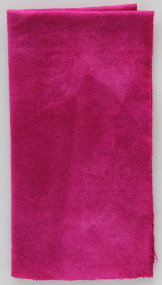 RASPBERY SORBET Hand Dyed Fat QUARTER Wool Fabric for Wool Applique and Rug Hooking