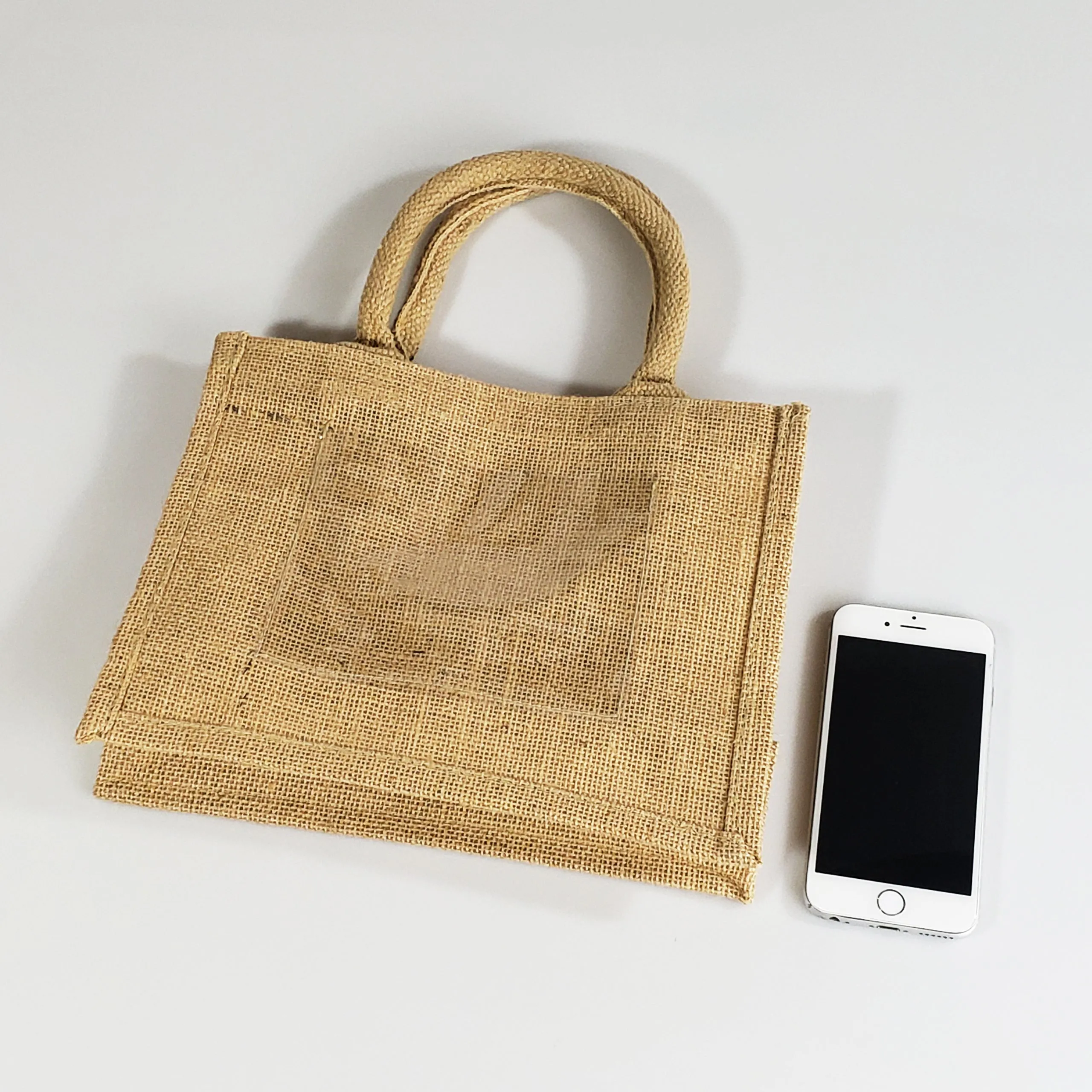 Rustic Wedding Favor Burlap Bags / Promotional Jute Totes  TJ907