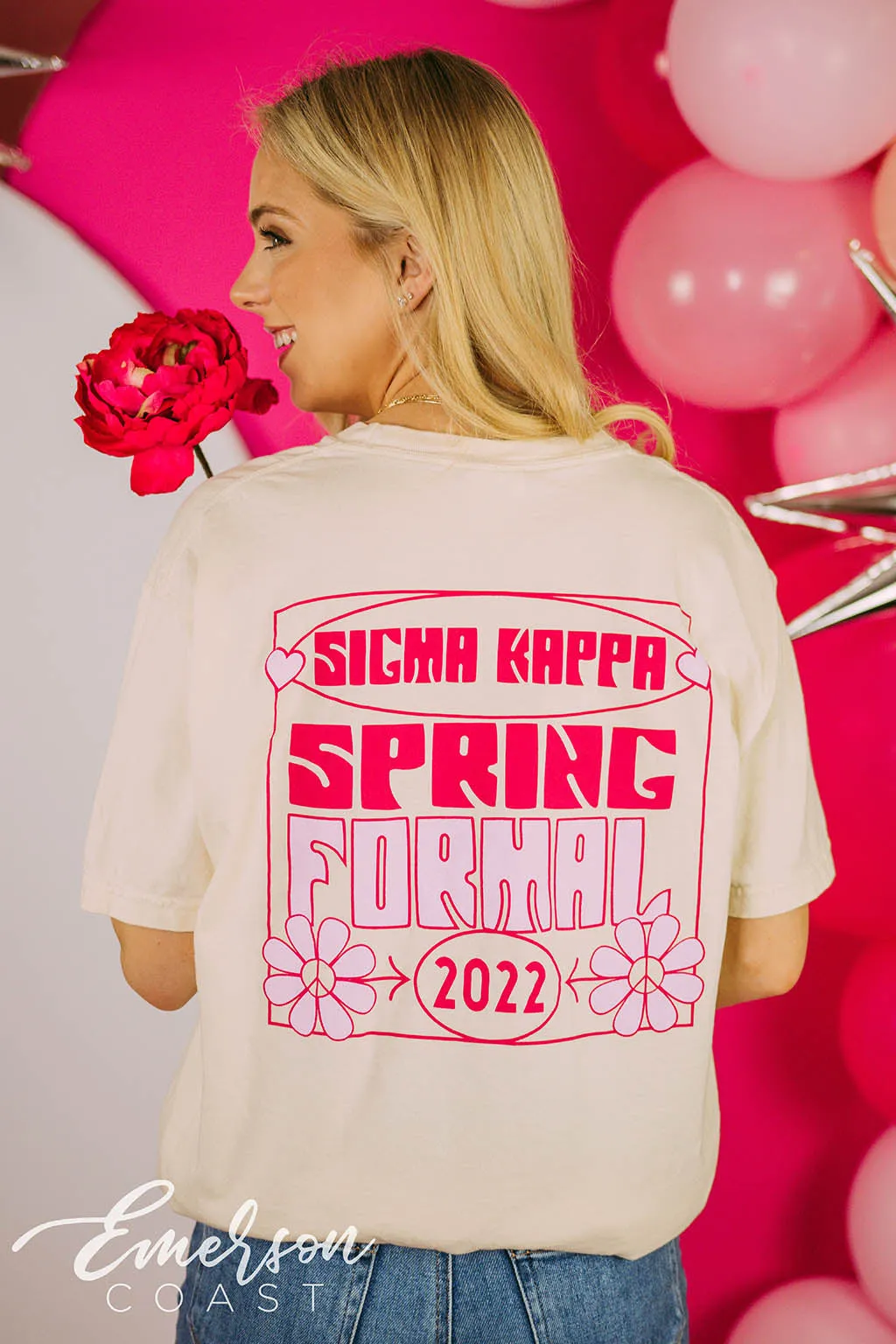 Sigma Kappa Floral Spring Formal T-shirt