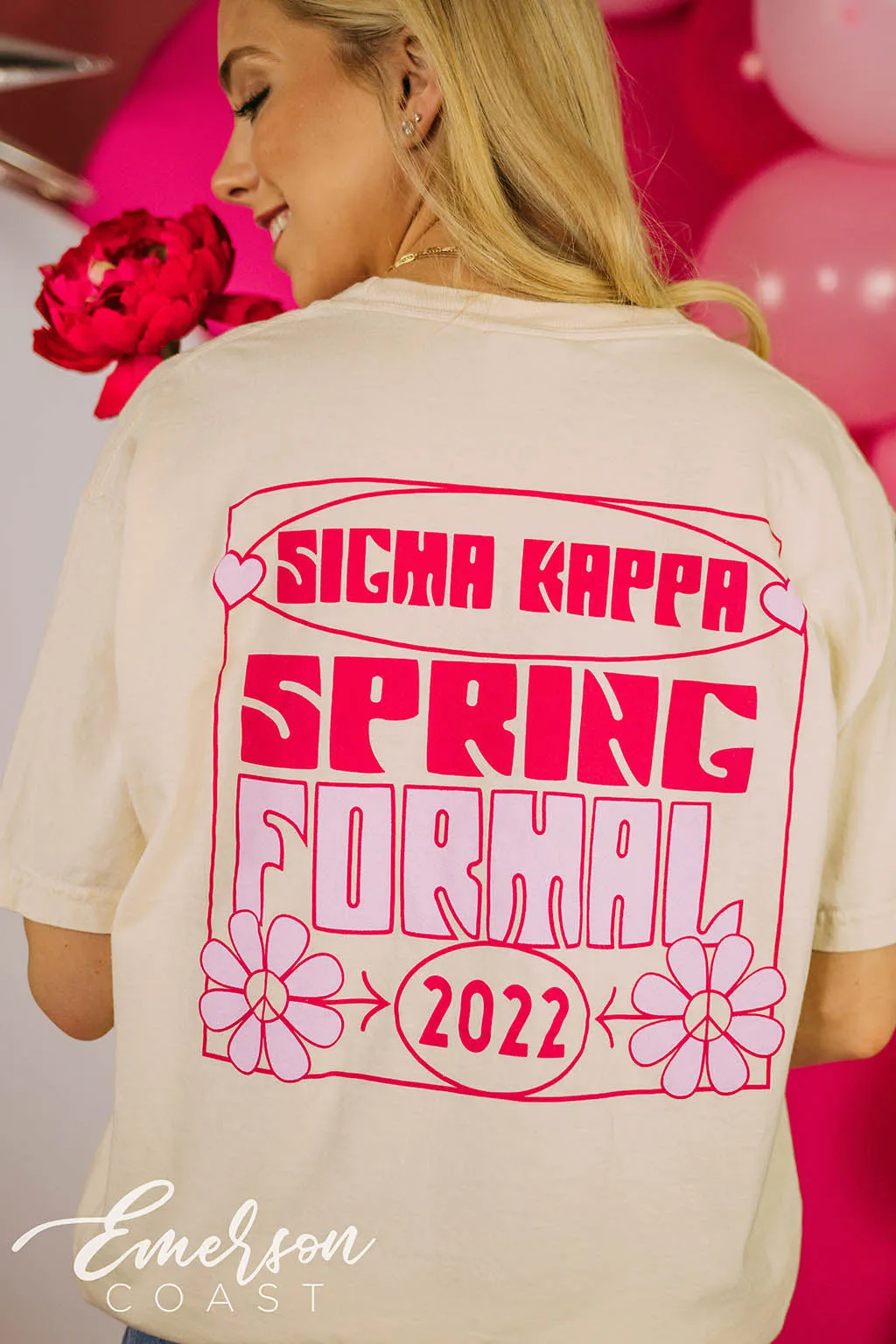 Sigma Kappa Floral Spring Formal T-shirt