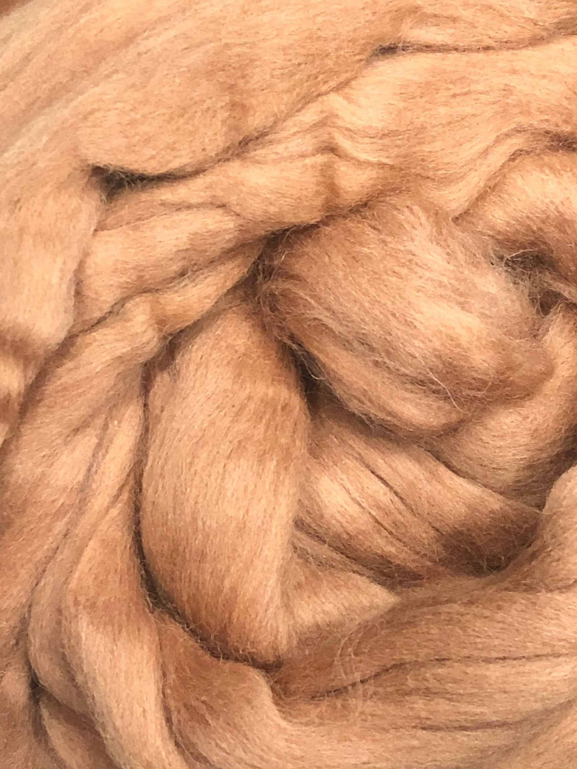 Skin Tone Felting Wool  Fawn Tan