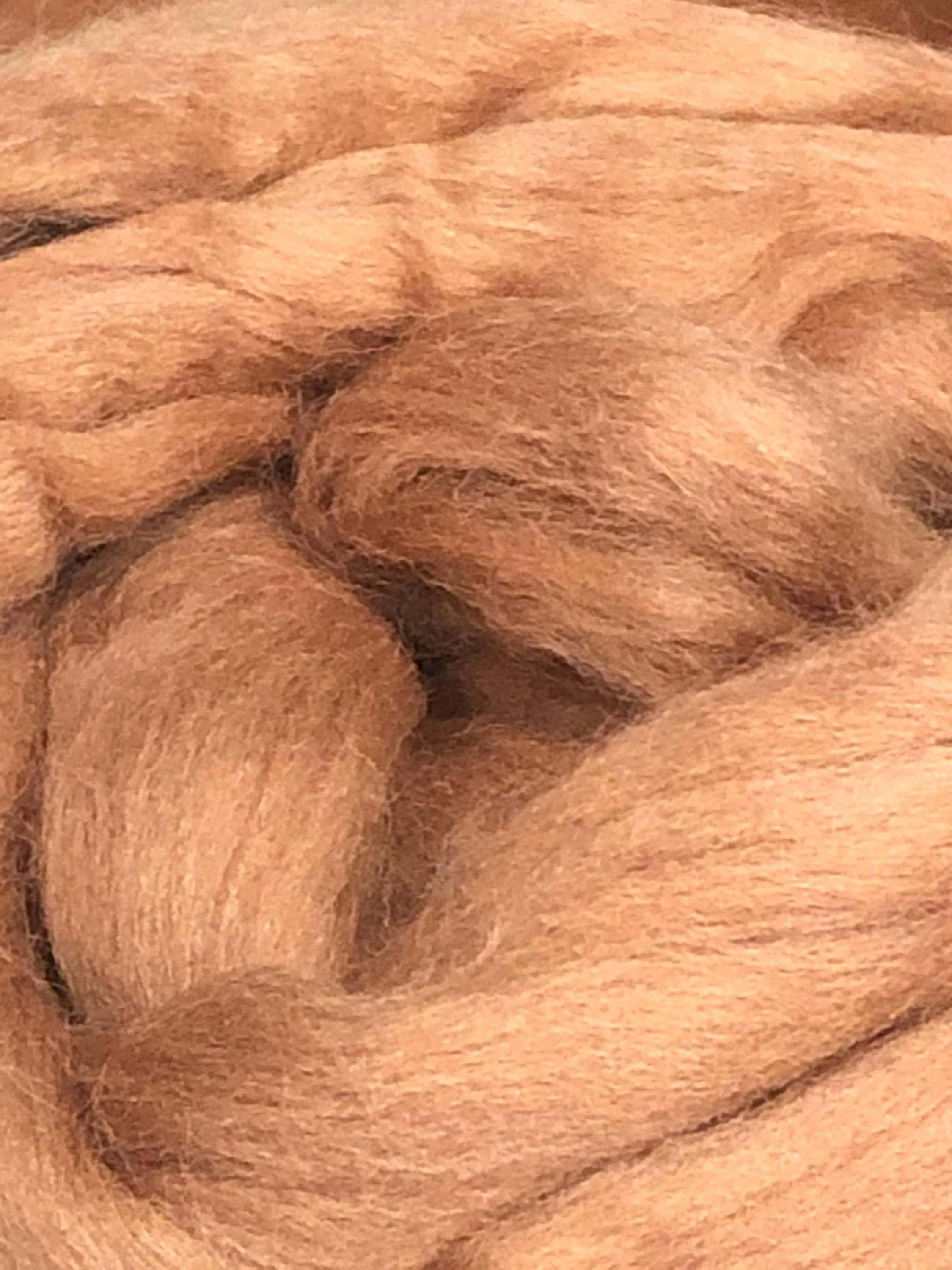 Skin Tone Felting Wool  Fawn Tan