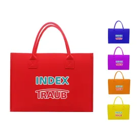 Solid Colour Felt Tote Bag