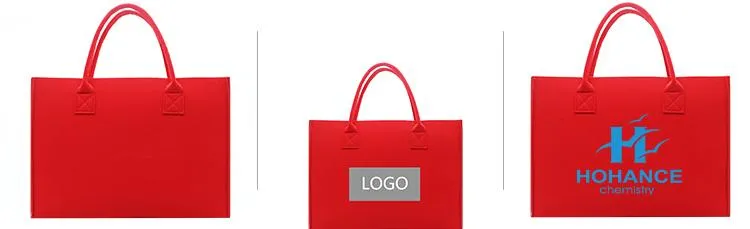 Solid Colour Felt Tote Bag