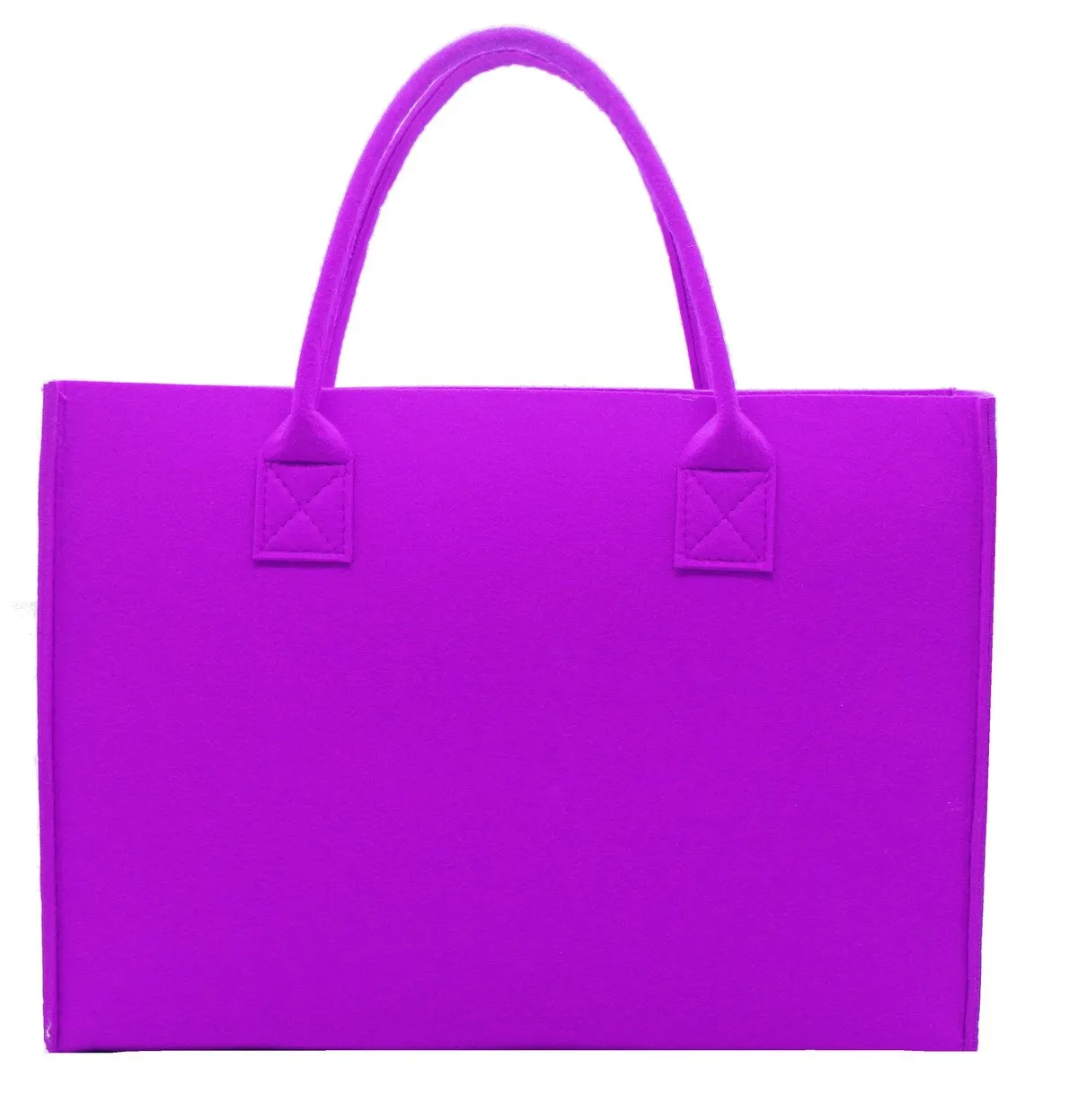 Solid Colour Felt Tote Bag