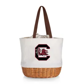 South Carolina Gamecocks - Coronado Canvas and Willow Basket Tote