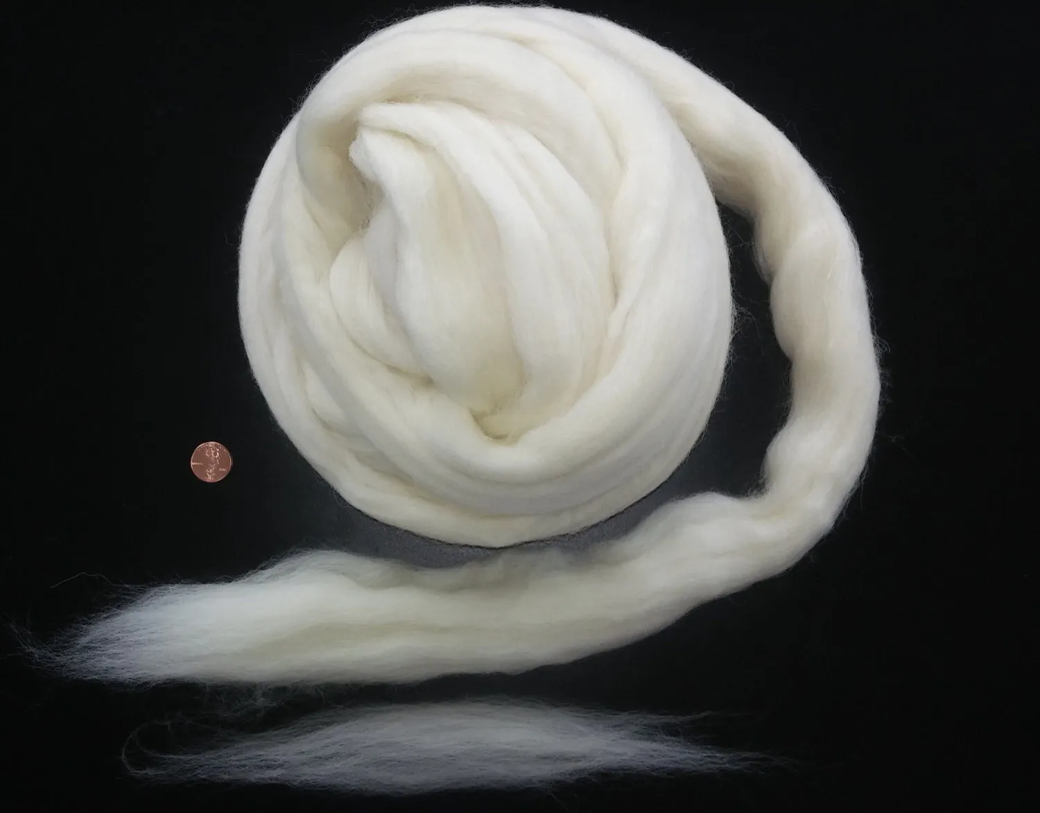 Spin Roving, Shep's Natural White Wool, Wool Top, Roving, Fiber, Spin Fiber, Wool Rove, Spinning Wool, Wool For Spinning into Yarn