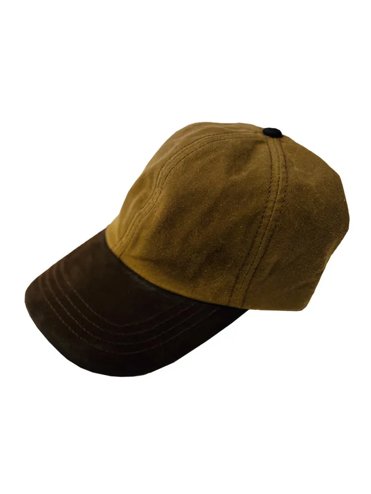 The Cotton Wax Baseball Cap - Mocha Brown