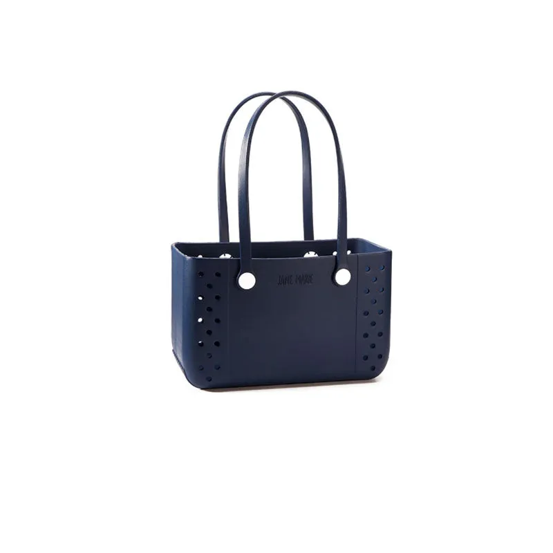 Tote-Ally Multi-Purpose Rubber Tote - Small Navy