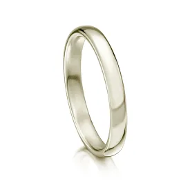 Traditional 2.5mm Wedding Ring in 9ct White Gold