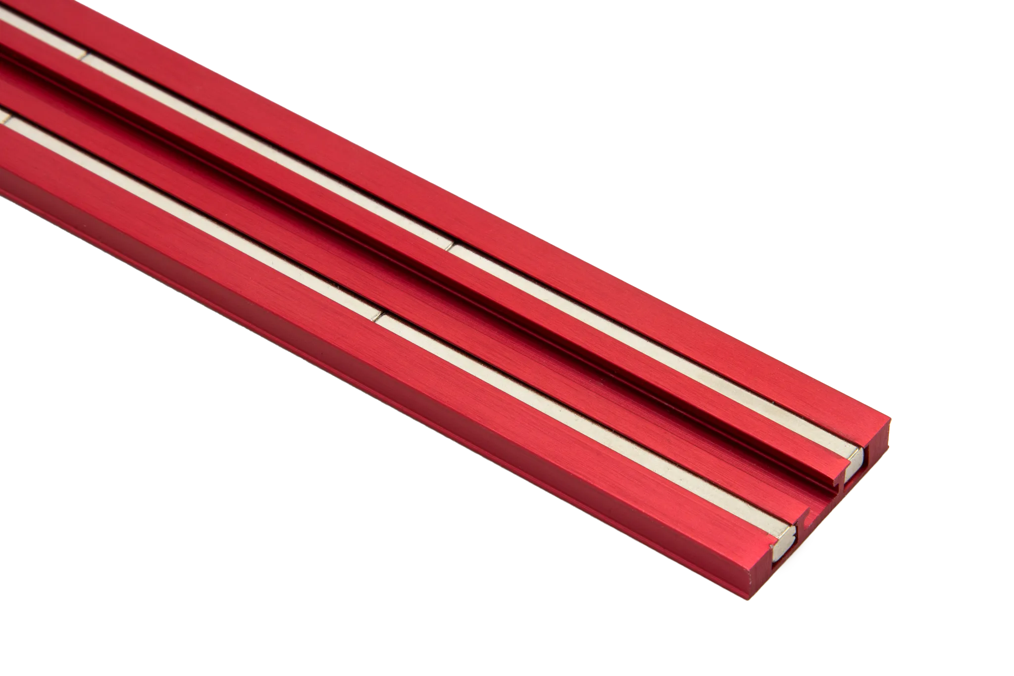 Vim Tools MR8R Magrail Magnetic Rail 8" Red, No Studs