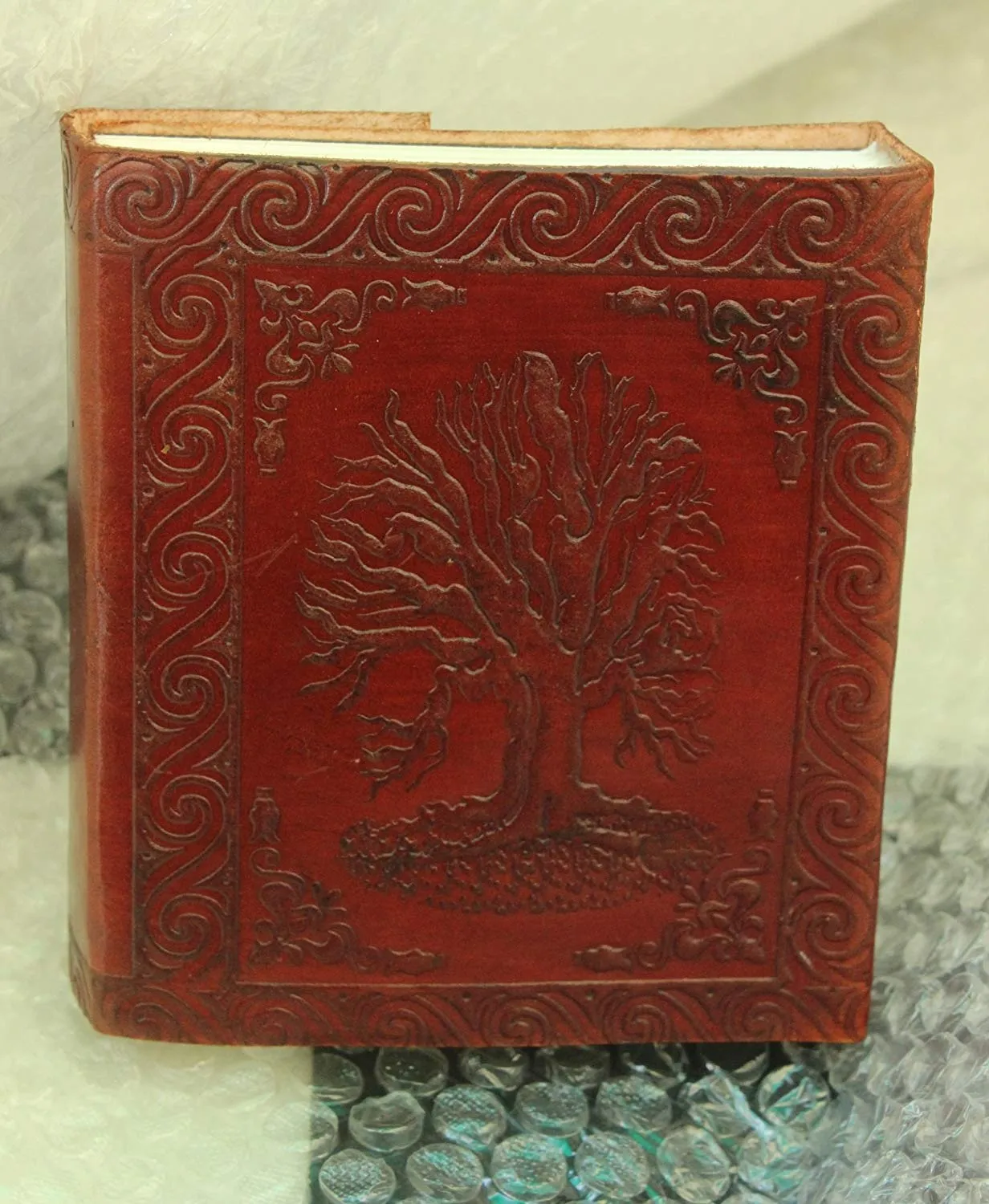 Vintage Leather Tree Embossed leather Journal