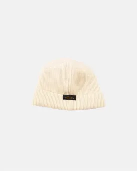 Wool Knit Watch Cap -Natural