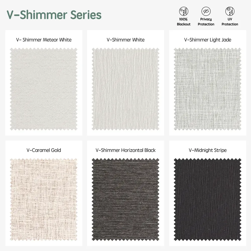 Yoolax 100% Blackout Roller Blinds Fabric Samples (V Series)